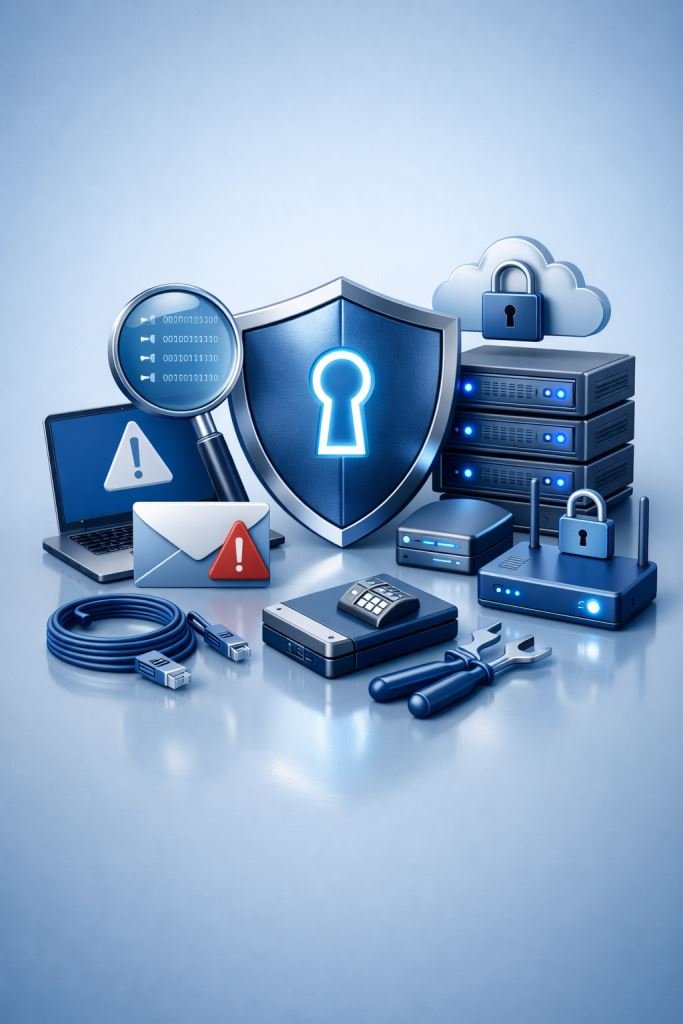 Ciberseguridad práctica para pymes y pequeñas empresas: seguridad clara, útil y aplicada para proteger accesos, datos, equipos y continuidad operativa.