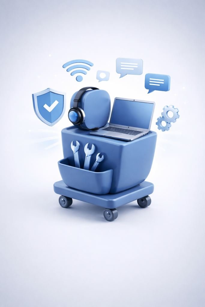 Soluciones TI y soporte TI para pequeñas empresas. Servicios TI confiables con atención ágil, continuidad operativa y tecnología alineada al negocio hoy.