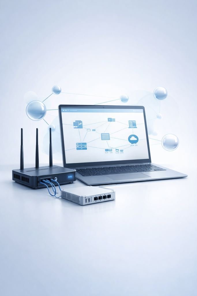 Redes LAN y Wi-Fi para oficinas y pequeñas empresas. Servicio de redes LAN, Wi-Fi e internet con mejor cobertura, estabilidad y orden operativo.