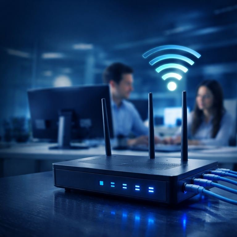Redes LAN y Wi-Fi para oficinas y pequeñas empresas. Servicio de redes LAN, Wi-Fi e internet con mejor cobertura, estabilidad y orden operativo.