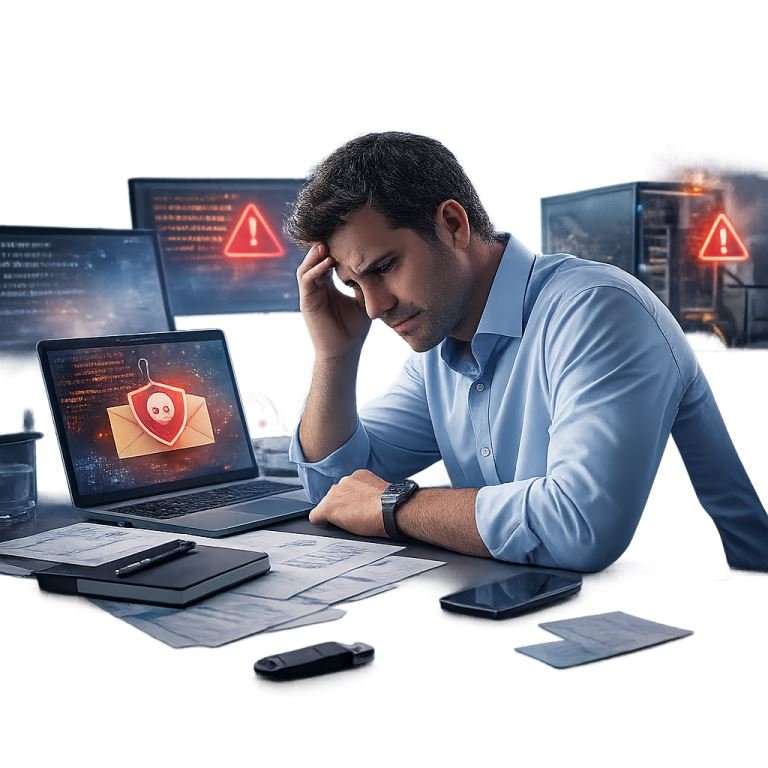 Ciberseguridad práctica para pymes y pequeñas empresas: seguridad clara, útil y aplicada para proteger accesos, datos, equipos y continuidad operativa.