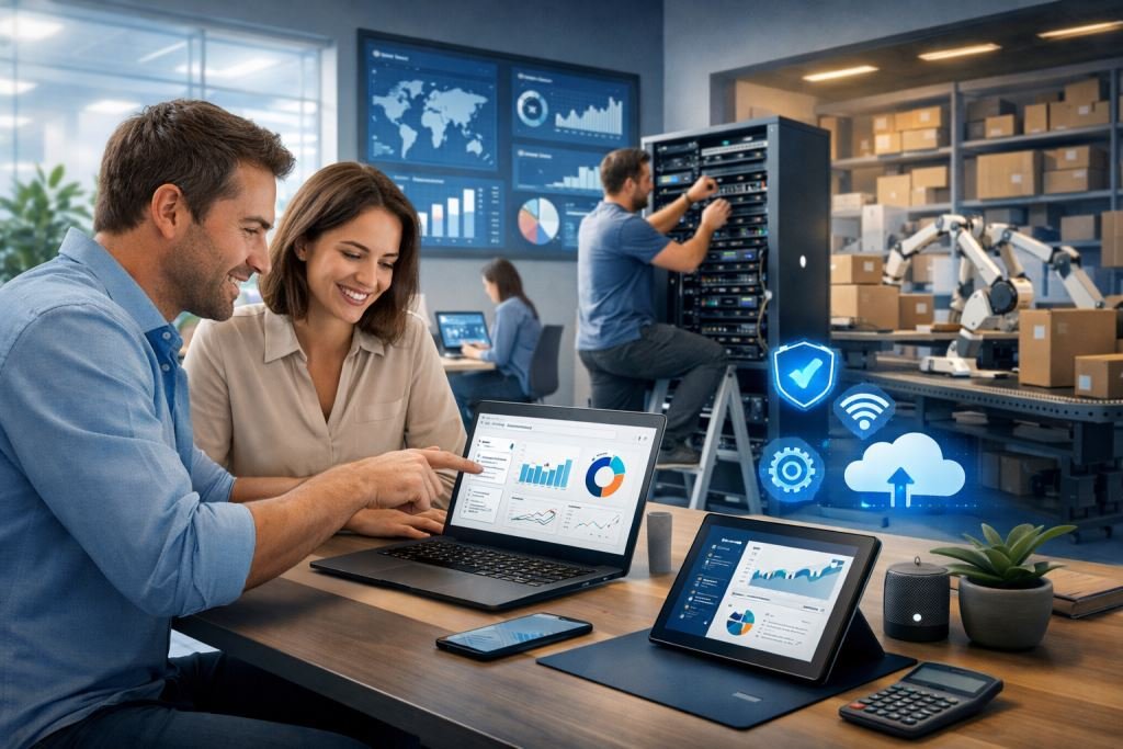 Implementaciones tecnológicas para pymes y pequeñas empresas con enfoque práctico: más orden, control y una base operativa más clara para crecer mejor.