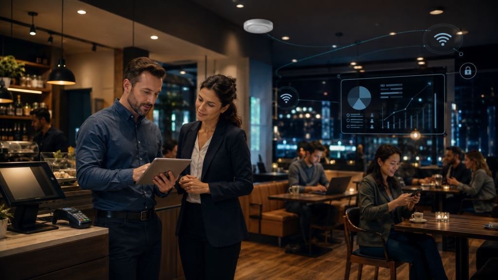 Red WiFi en cafeterías y restaurantes en República Dominicana: implementa una solución profesional, segura y con portal cautivo para tu negocio.