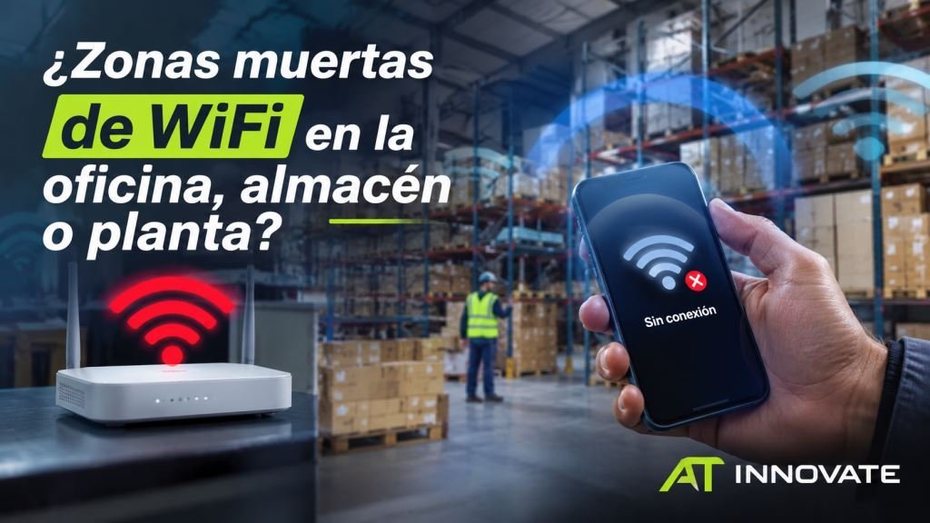 ¿Zonas muertas de WiFi en la oficina, almacén o planta? Descubre por qué el concreto grueso bloquea la señal en RD y cómo solucionarlo. Habla con un experto.