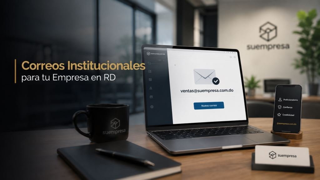 Cree correos institucionales con el nombre de su empresa (usuario@suempresa.com.do) sin gastar de más. Guía completa para pymes en República Dominicana.